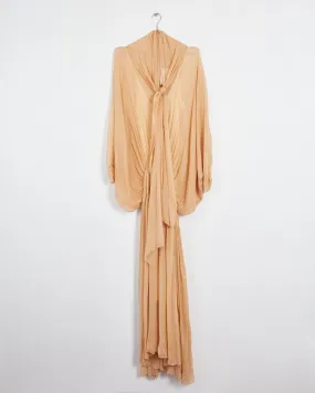 Albus Lumen 'lucia' maxi dress, beige, 10