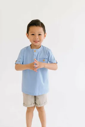 Alex Tee in Baby Blue