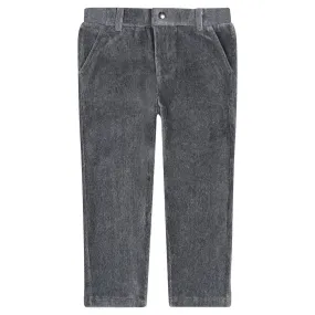 Andy & Evan Boys Grey Soft Corduroy Pants