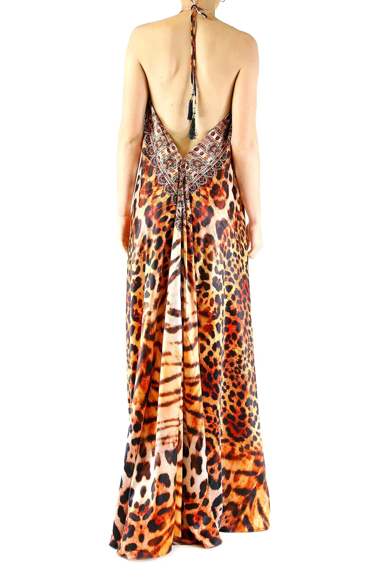 Animal Print Partywear Dress