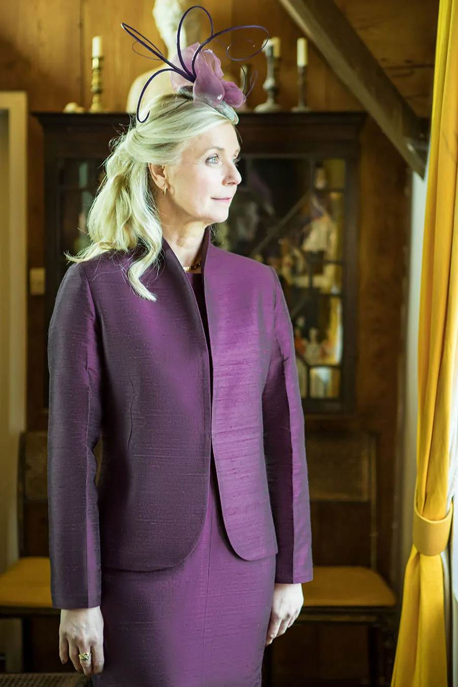 Anya Jacket in Aubergine - In Stock Sale