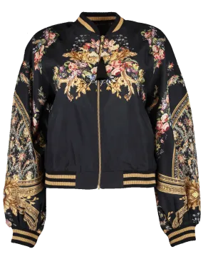Blouson Sleeve Bomber Jacket