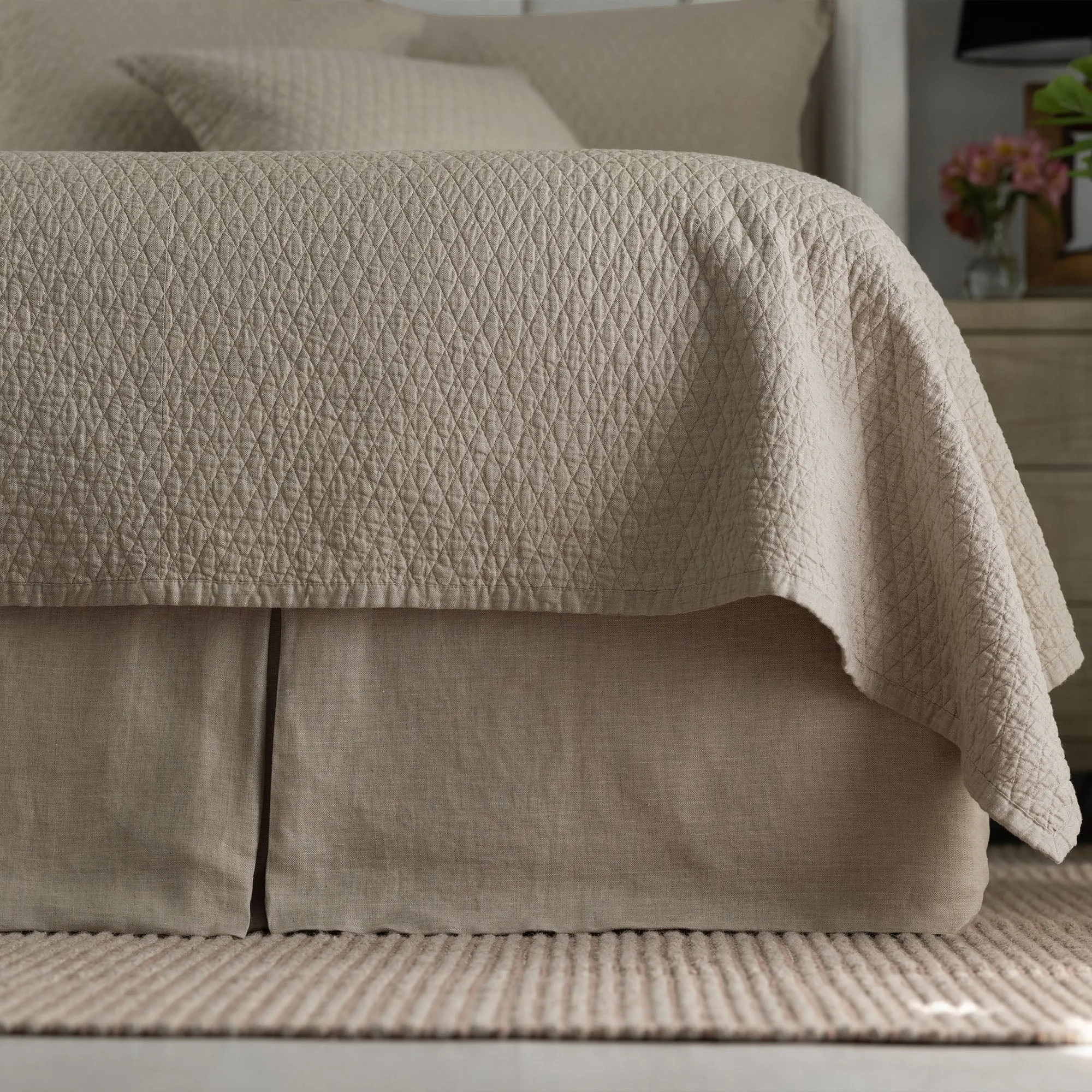 Dawn Trench Coat Tailored Bed Skirt