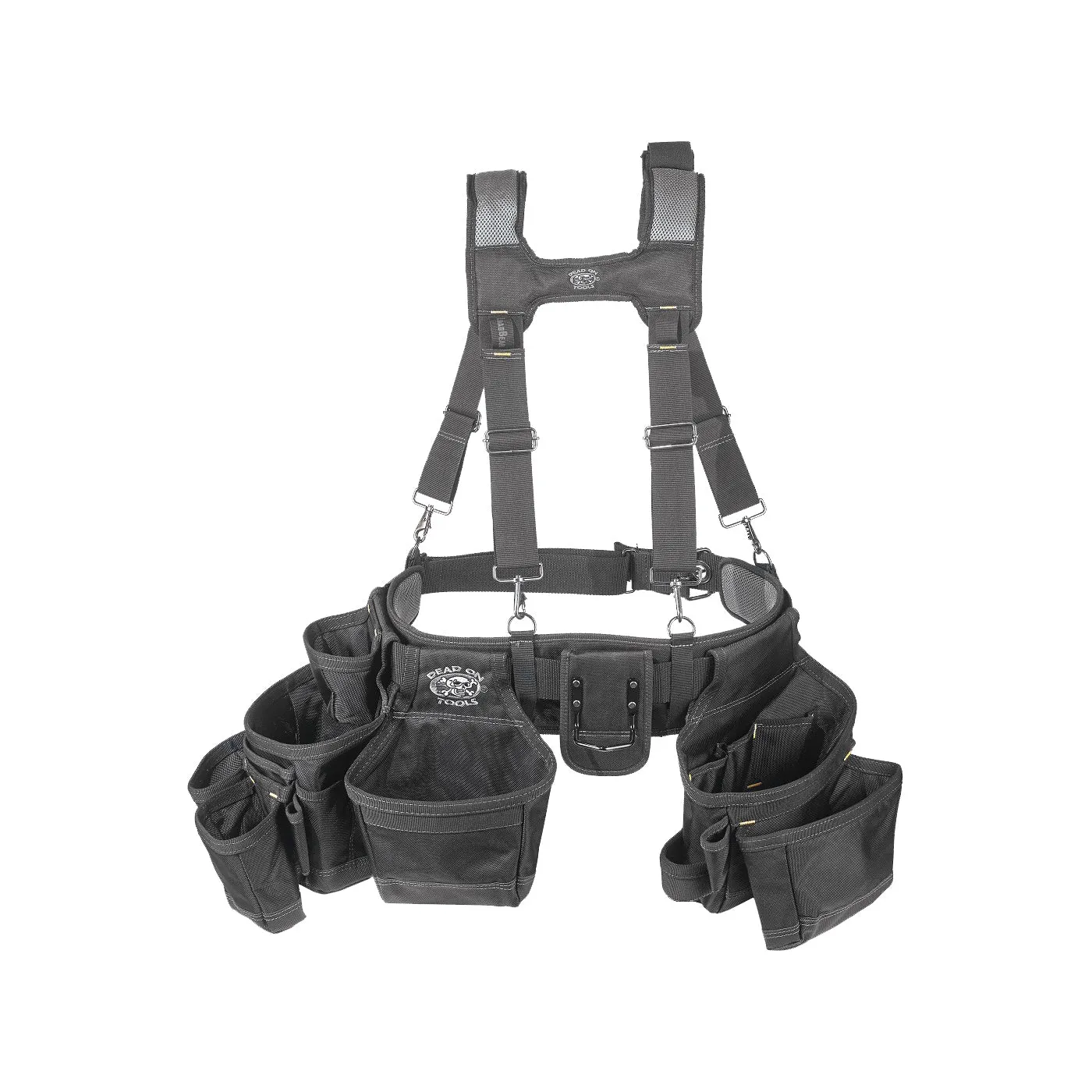 Dead On HDP369857 Framer's Suspension Rig, 52 in Waist, Poly Fabric, Black, 19-Pocket