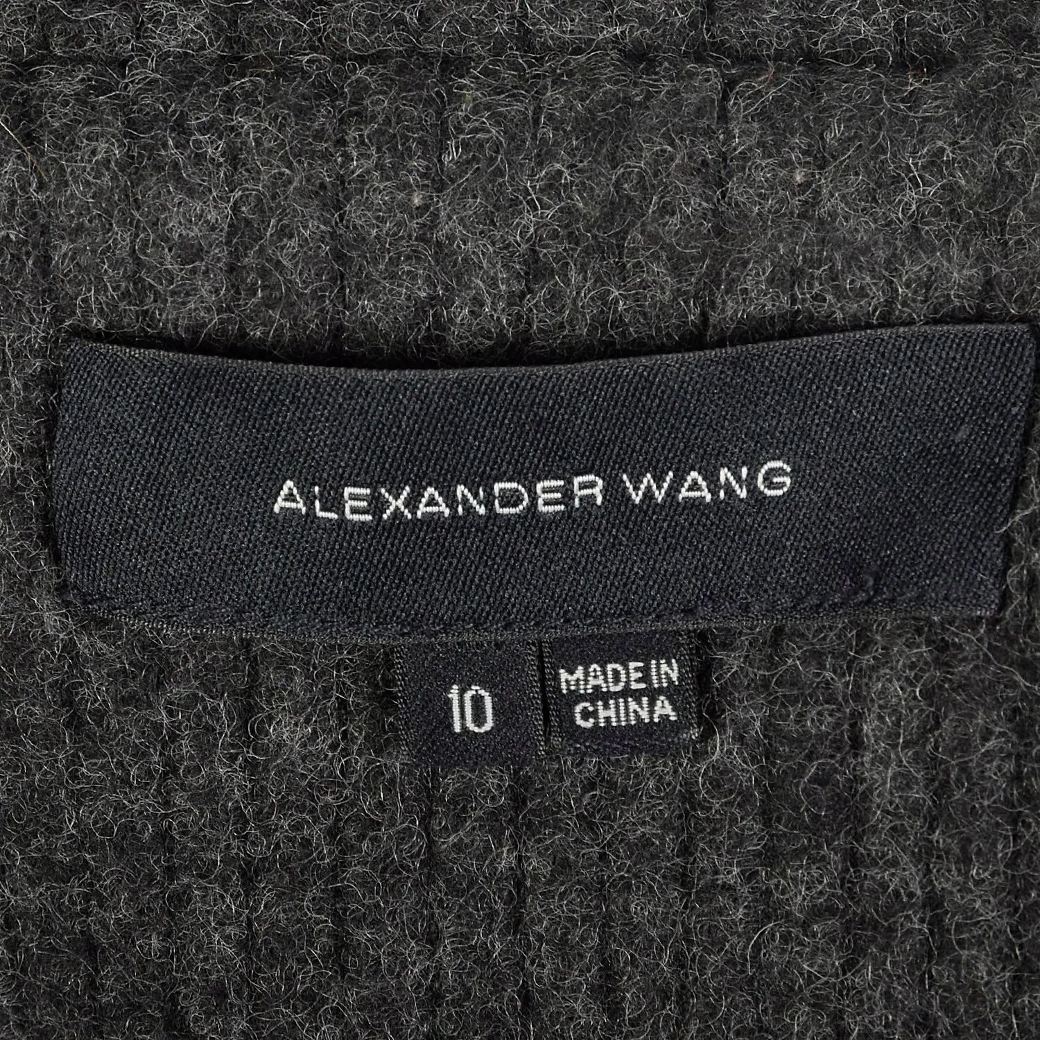 Fall 2008 Runway Alexander Wang Oversized Gray Jacket