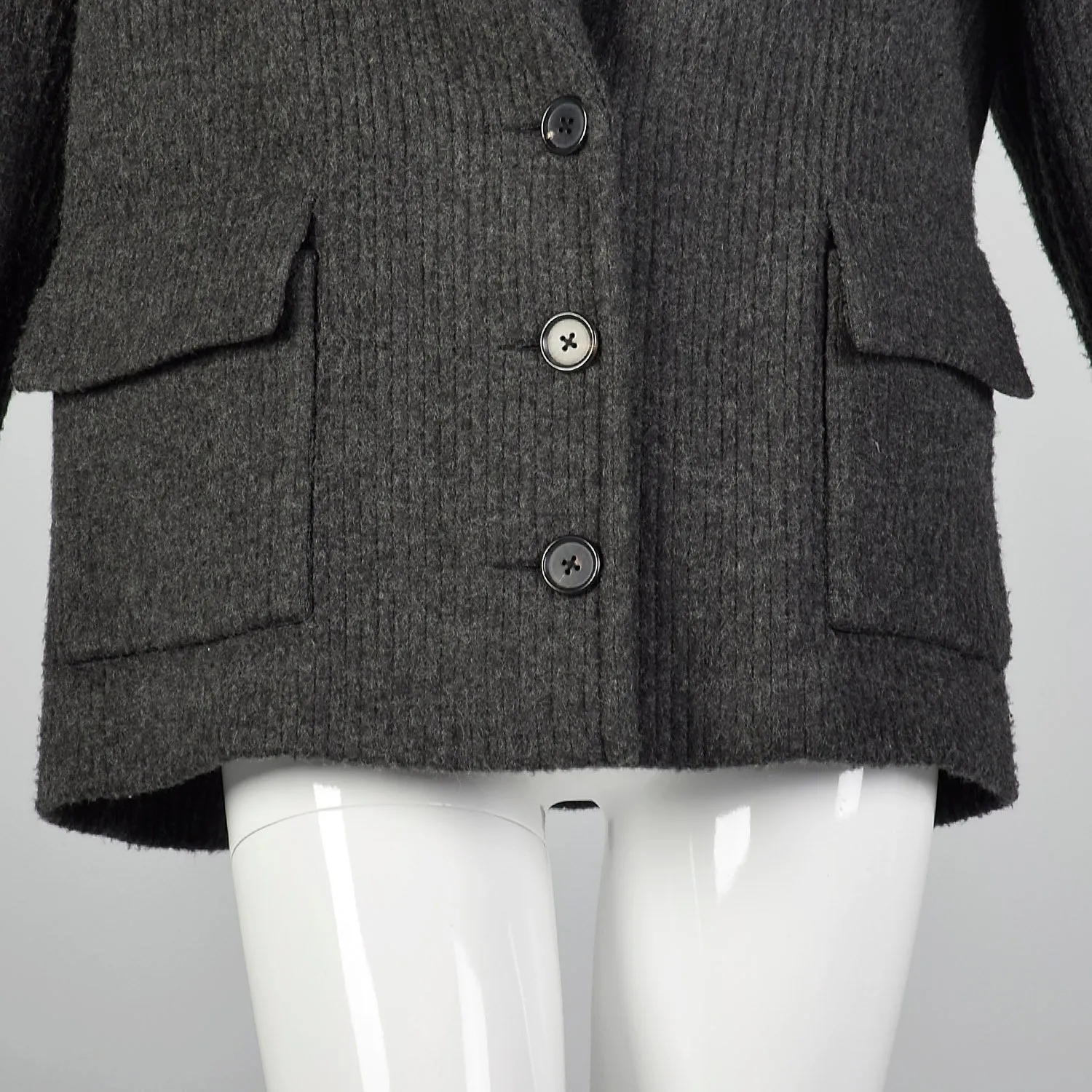 Fall 2008 Runway Alexander Wang Oversized Gray Jacket