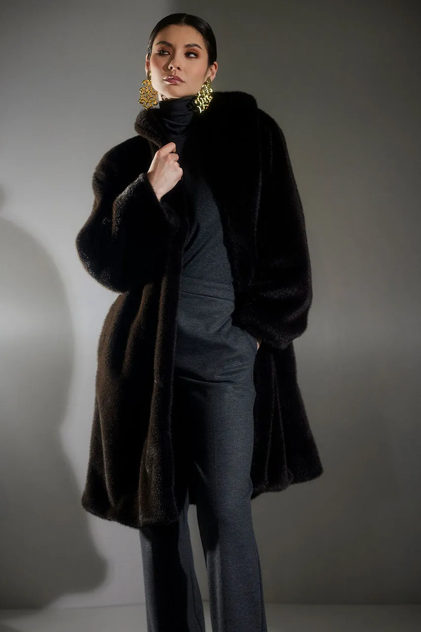 Faux Mink Coat