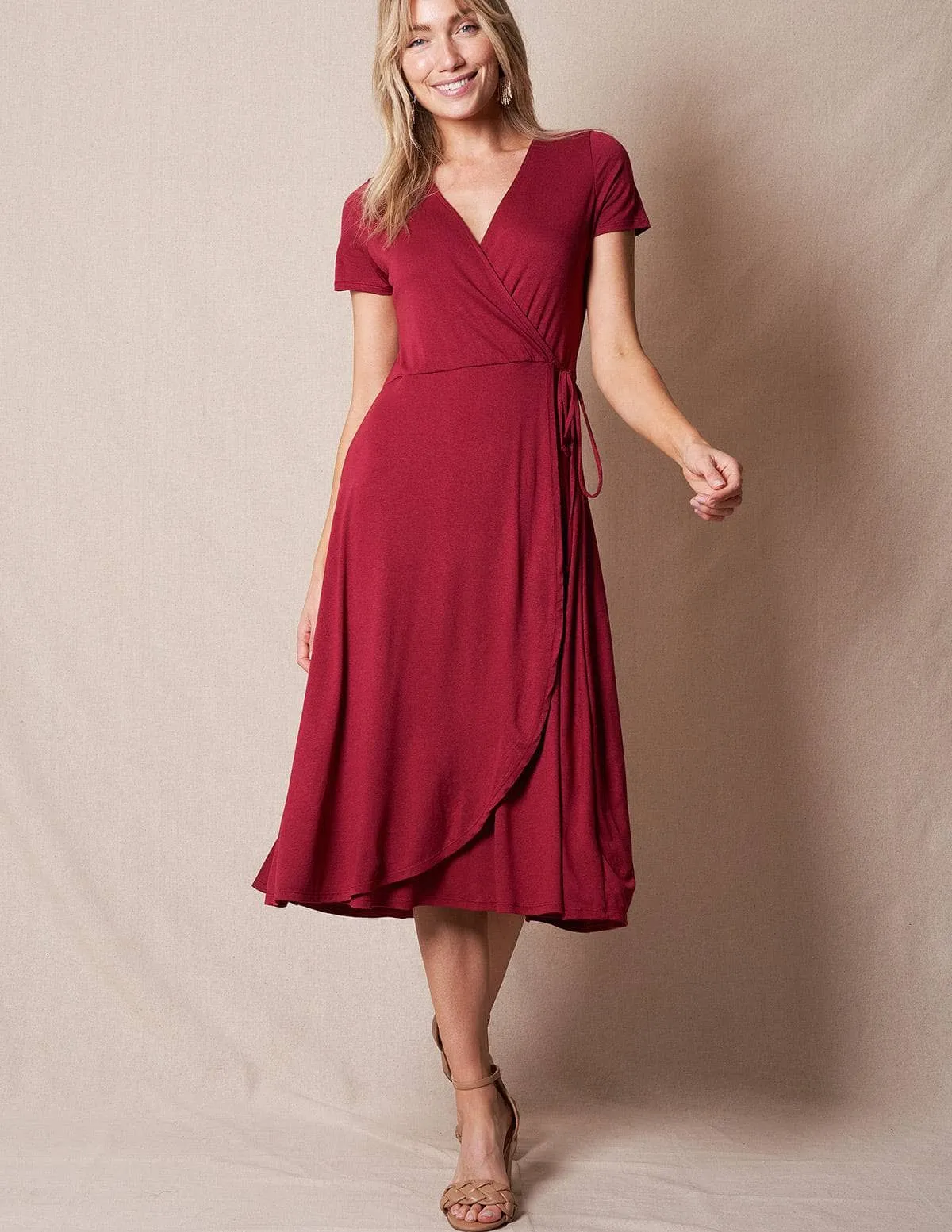 Faux Wrap Dress - As-Is-Clearance
