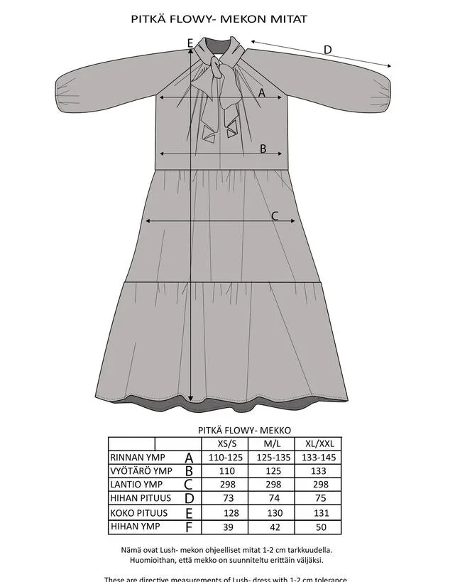 Flowy Long Dress Polka Dots