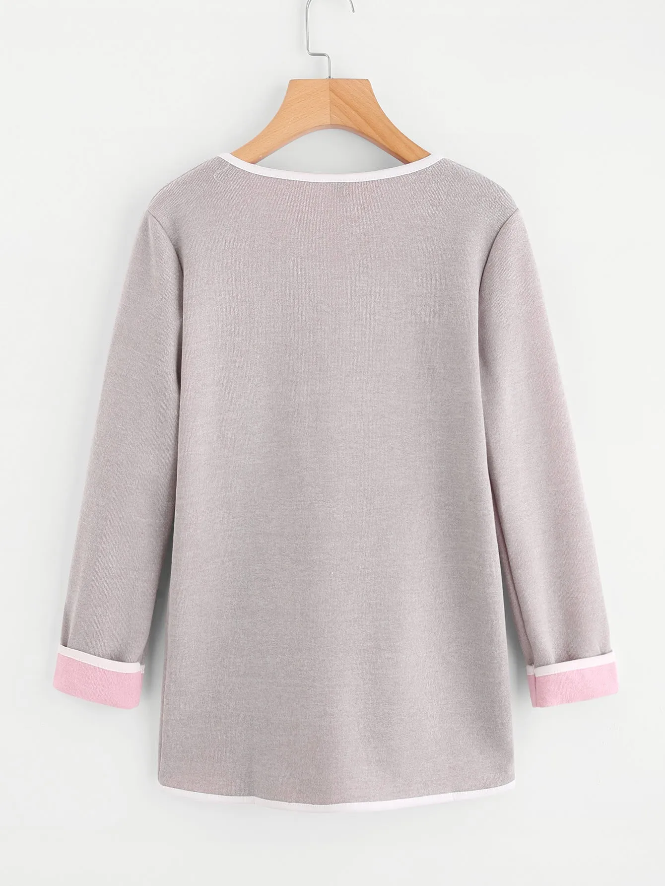 Grey Harmony Dual Knit Coat
