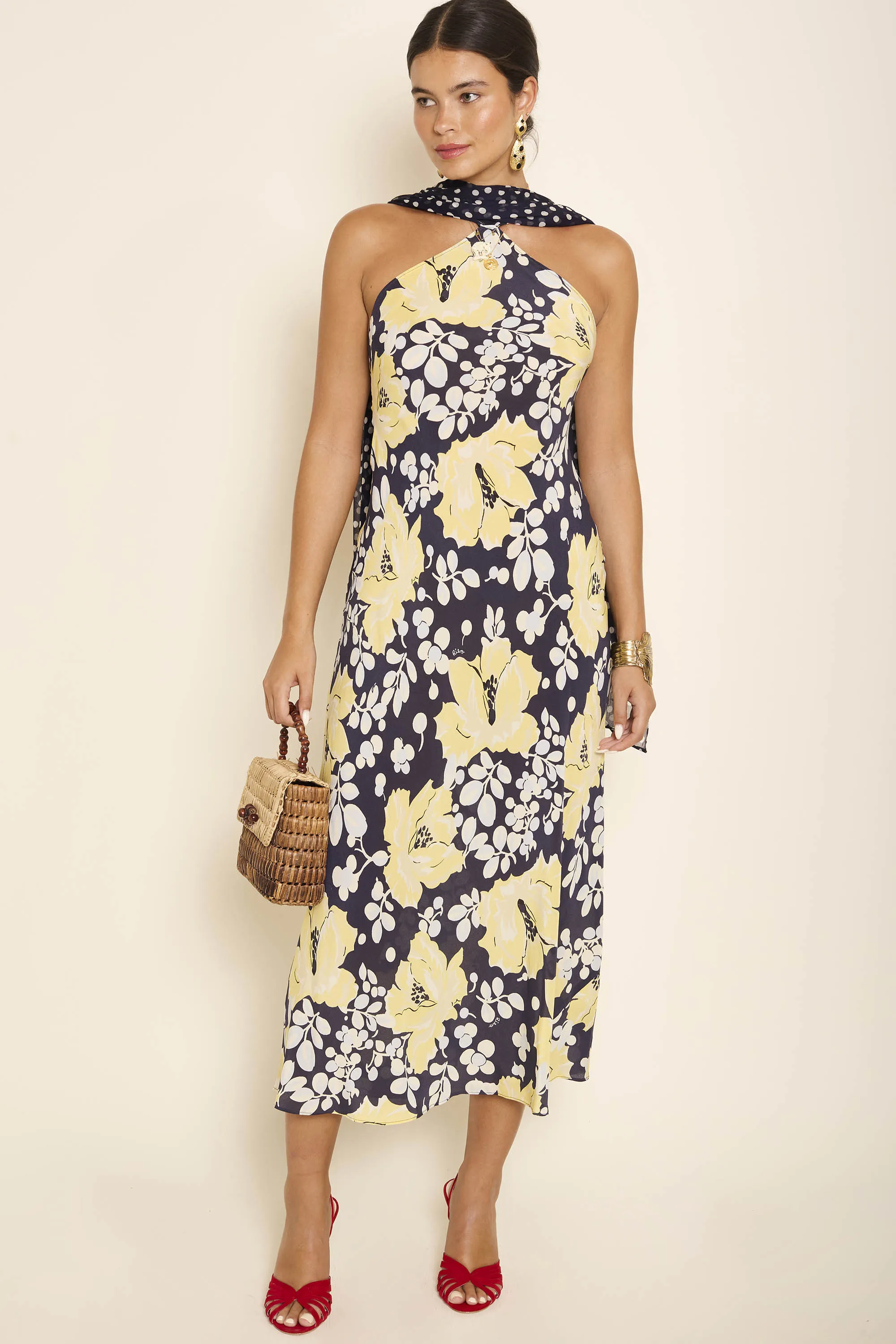 Hayley - Umbrella Floral Navy Mix