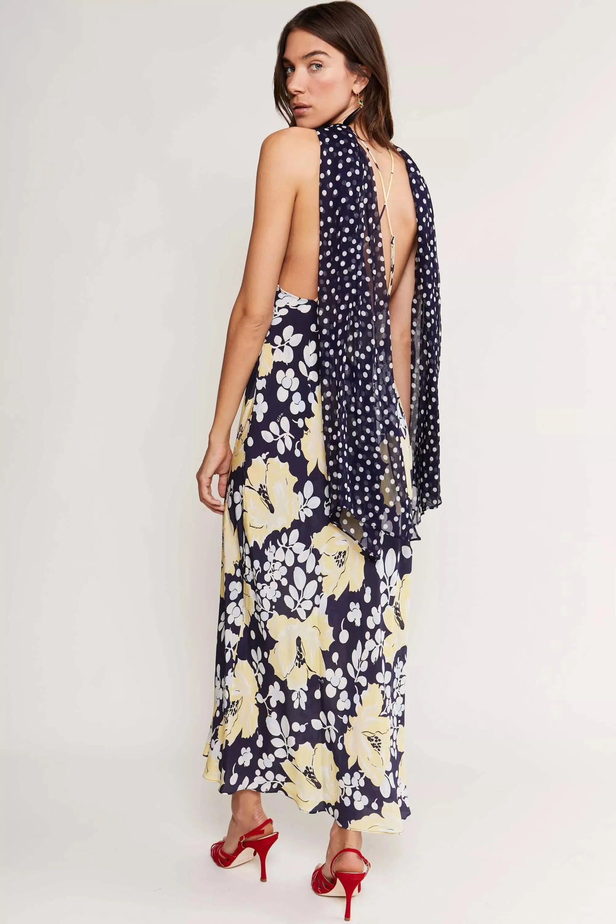Hayley - Umbrella Floral Navy Mix