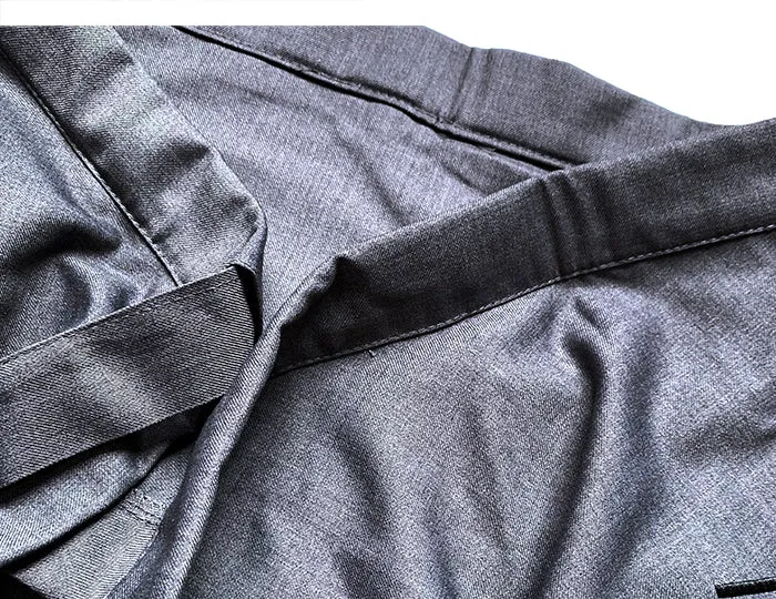 Irregular Hip Hop Men Harem Skirt Pants Harajuku Adjustable Streetwear Black Pleated Apron Gothic Jogger Trouser