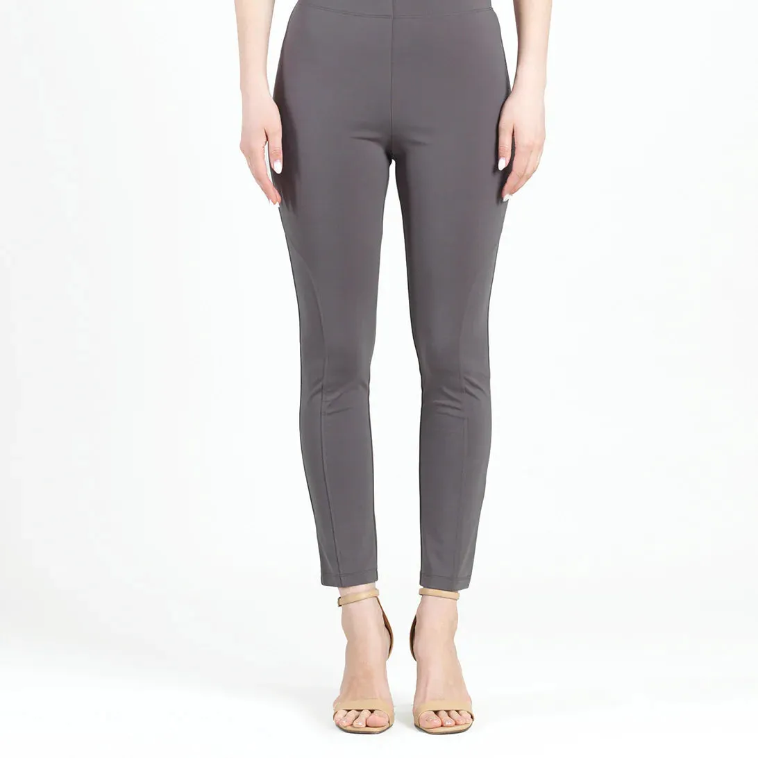 Knit Slim Leg Pant in Mocha by Clara Sun Woo