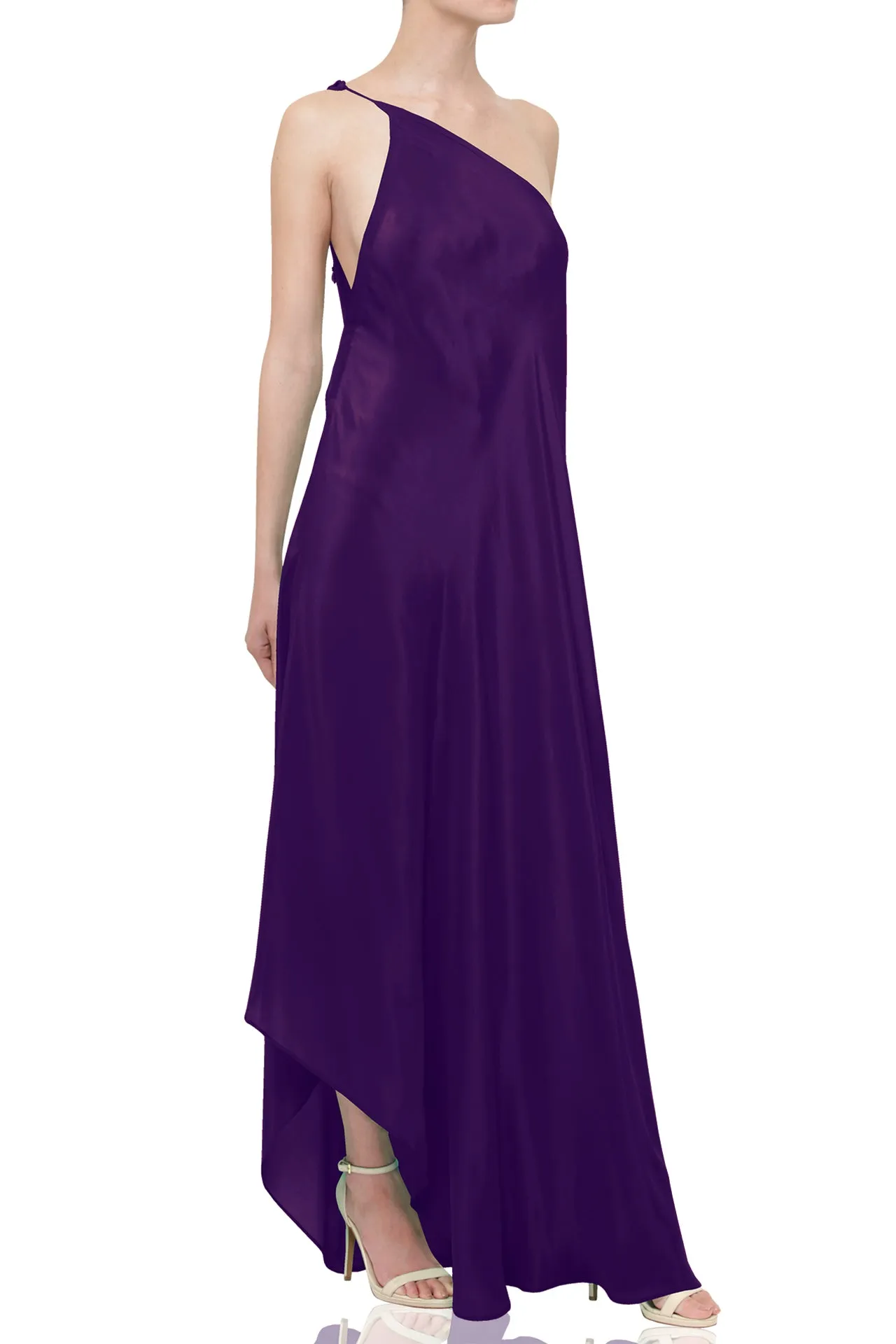 Long Sparkling Grape  Maxi Dress