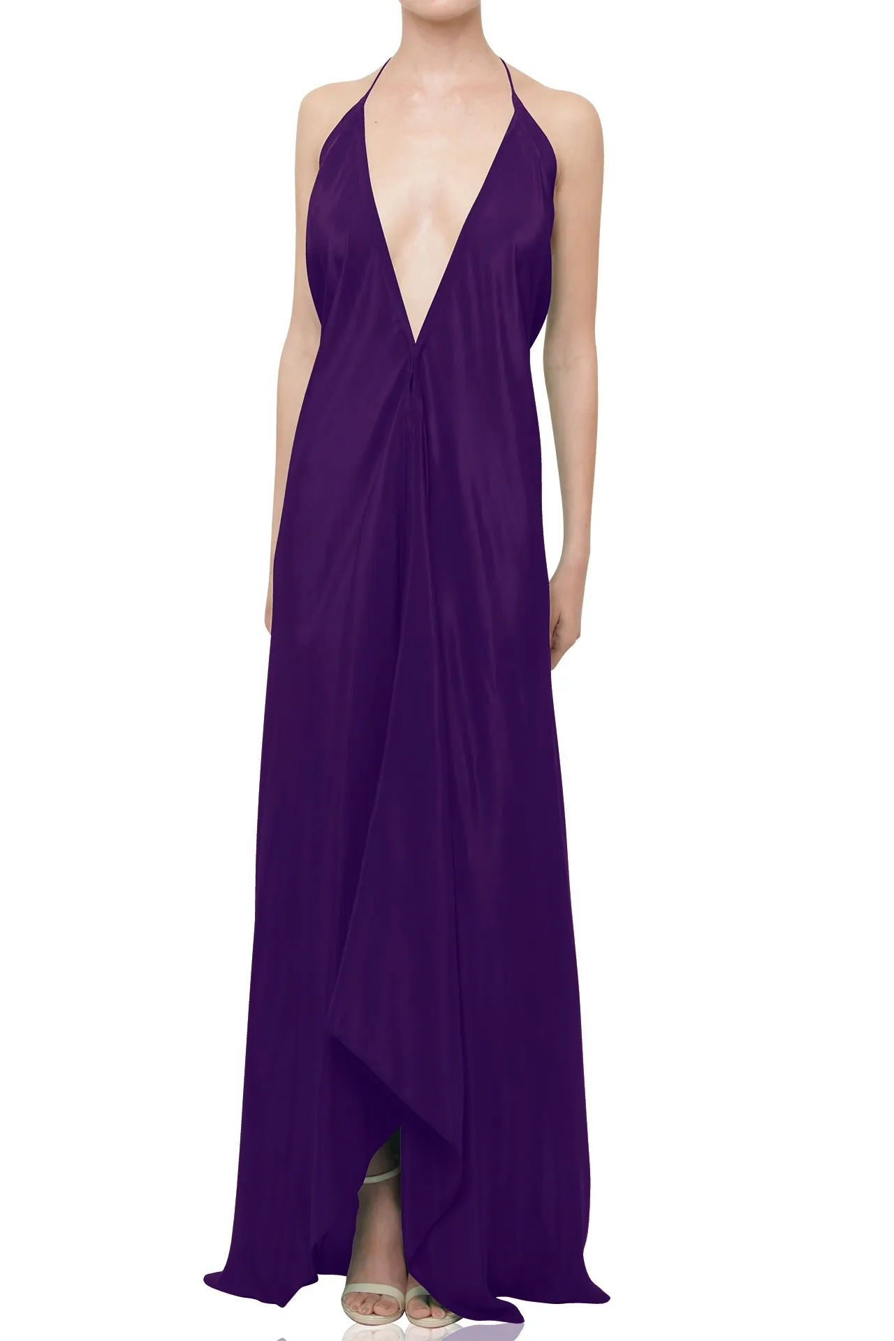 Long Sparkling Grape  Maxi Dress