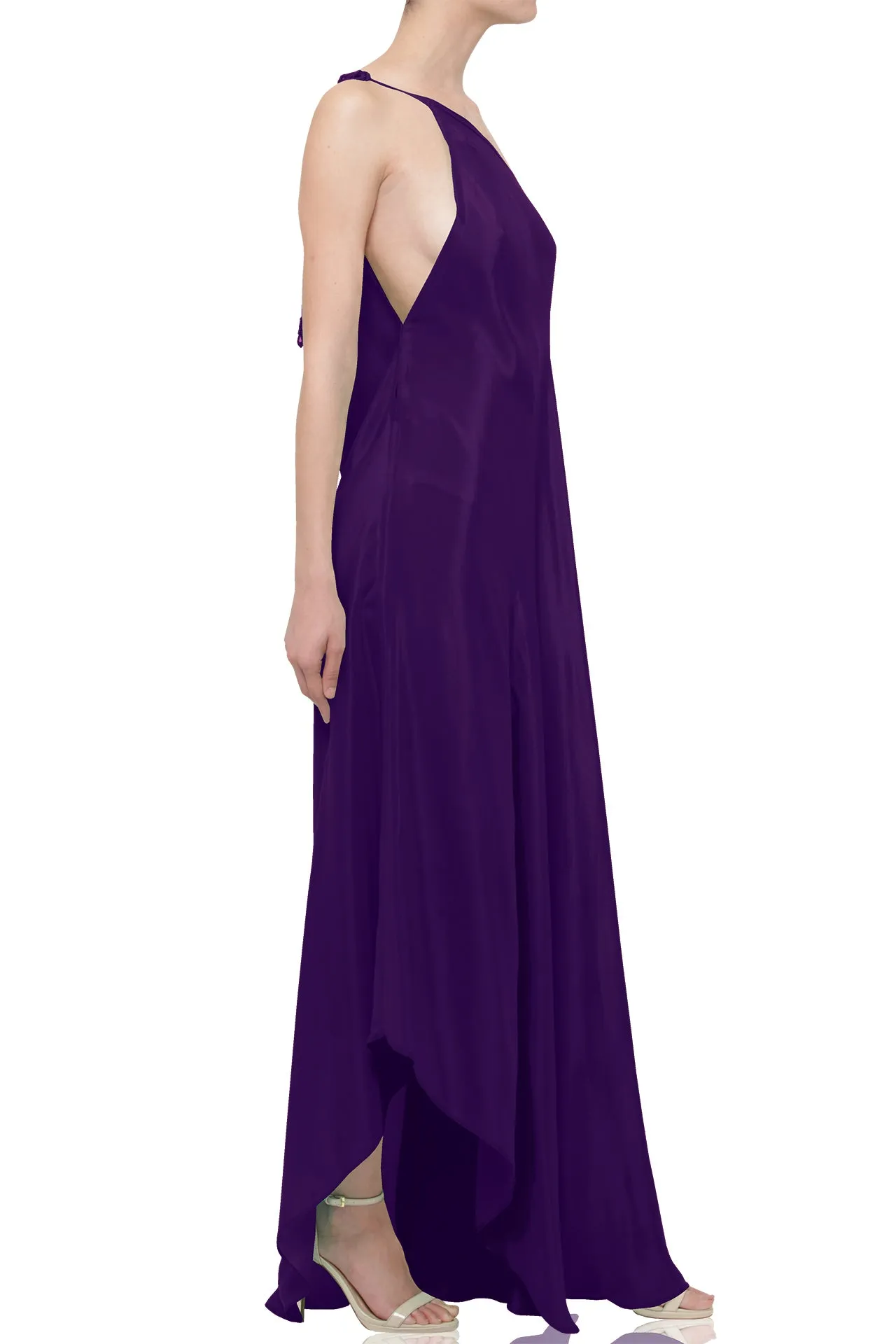 Long Sparkling Grape  Maxi Dress