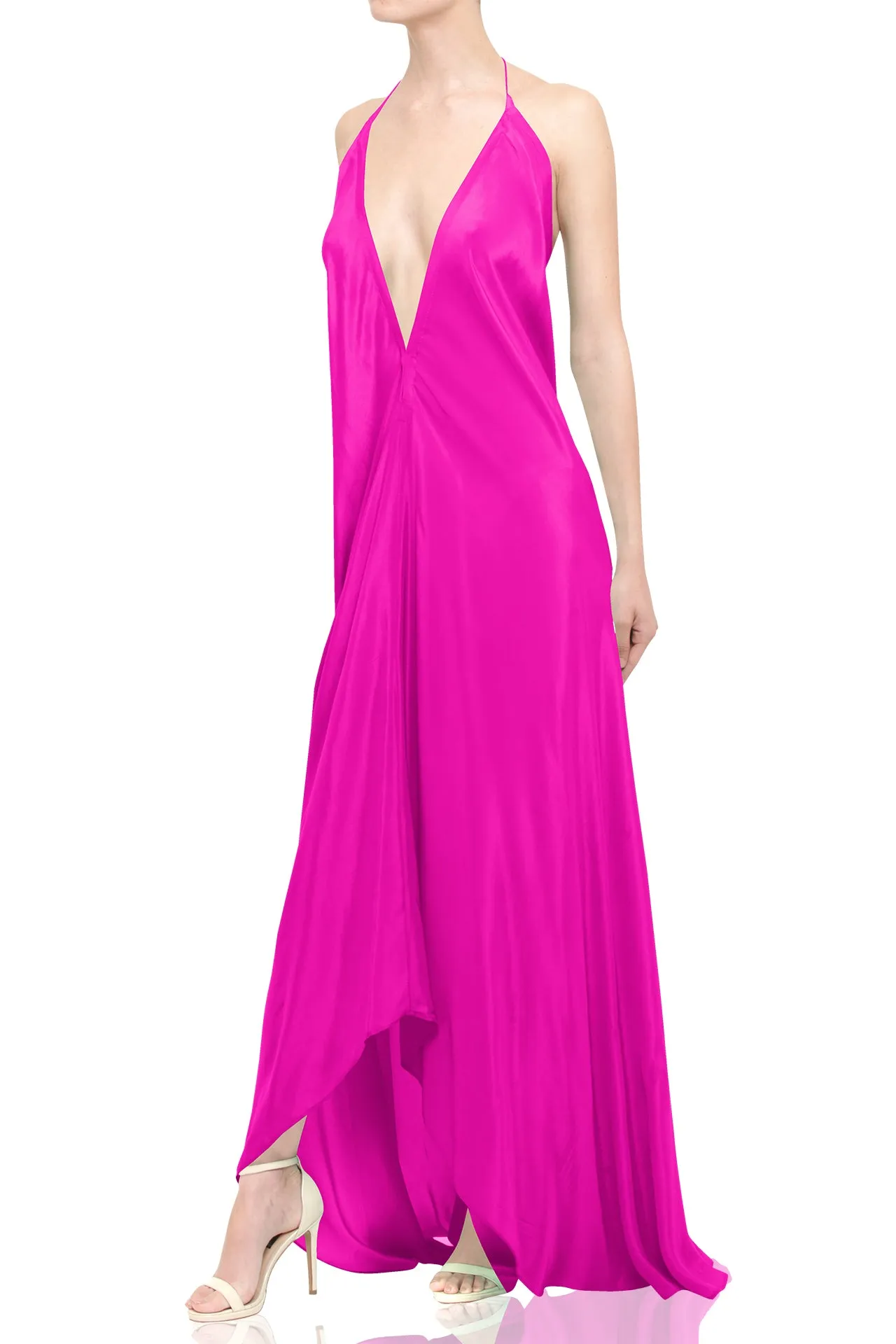 Maxi Dress in Fuchsia Fedora
