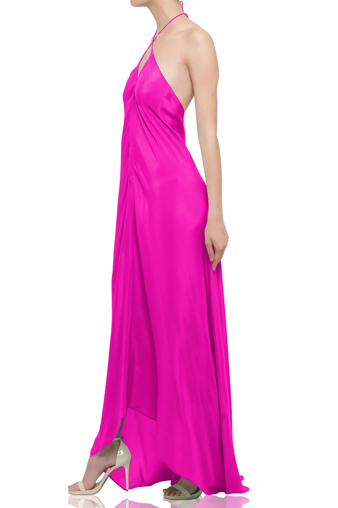 Maxi Dress in Fuchsia Fedora