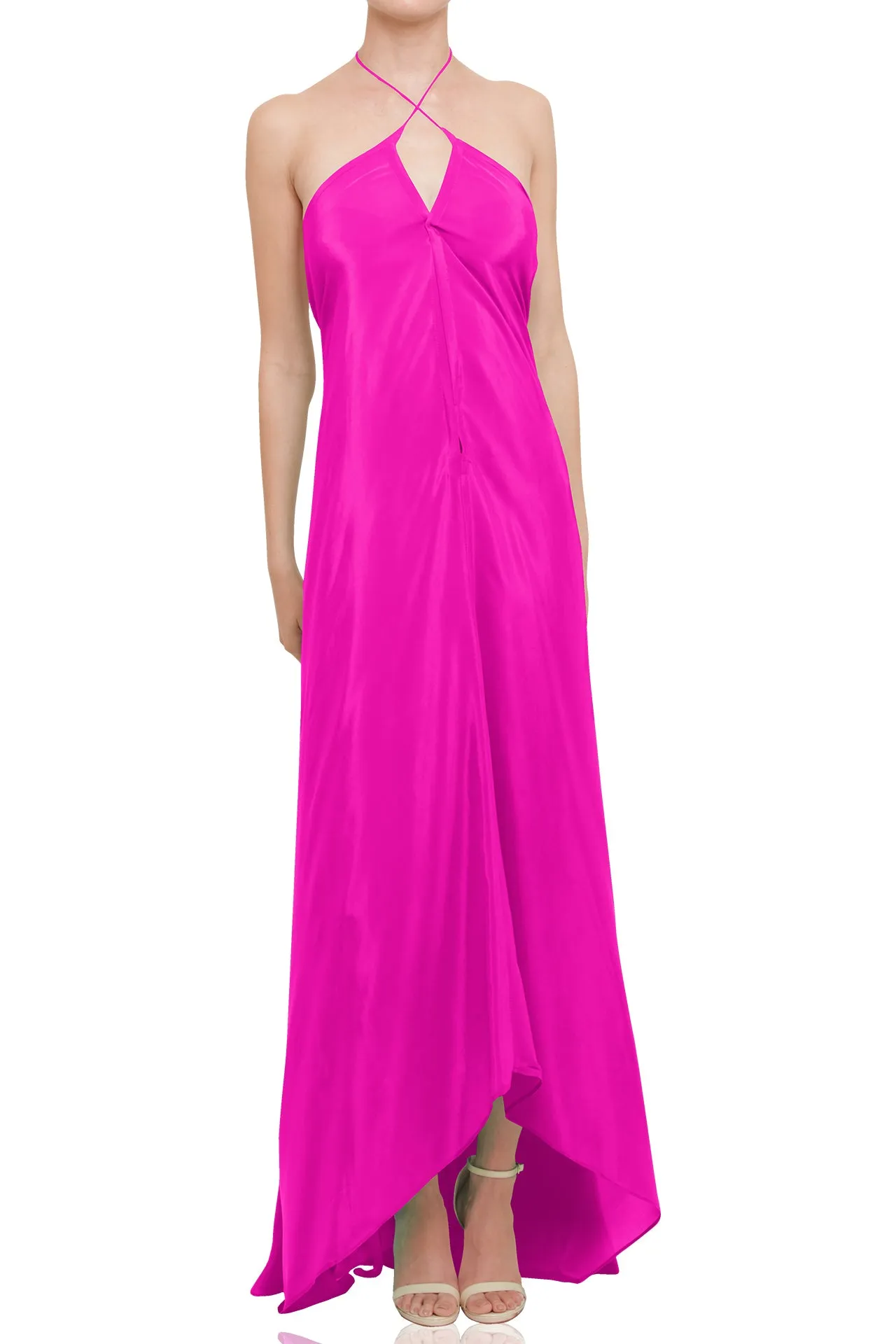 Maxi Dress in Fuchsia Fedora