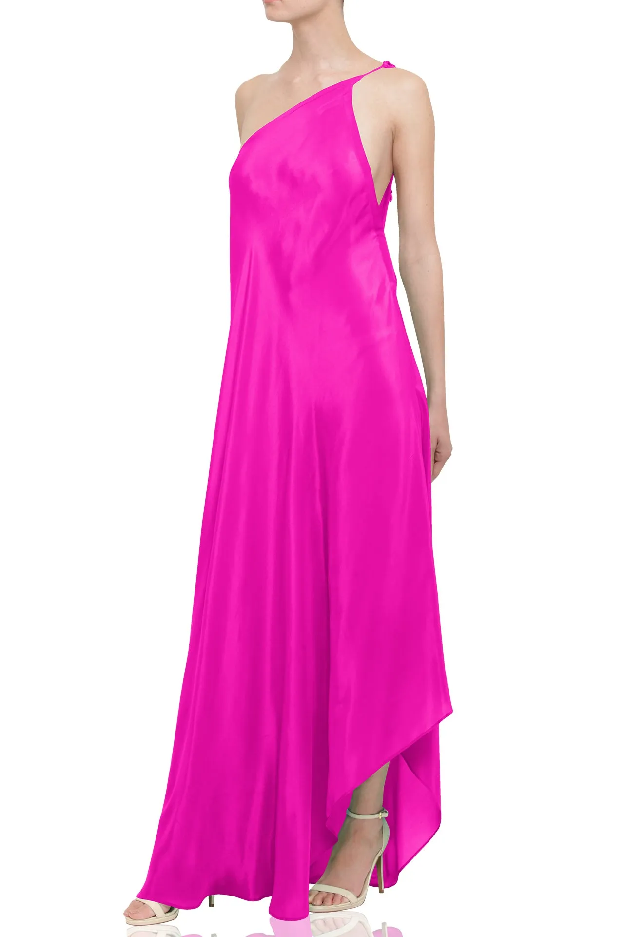 Maxi Dress in Fuchsia Fedora