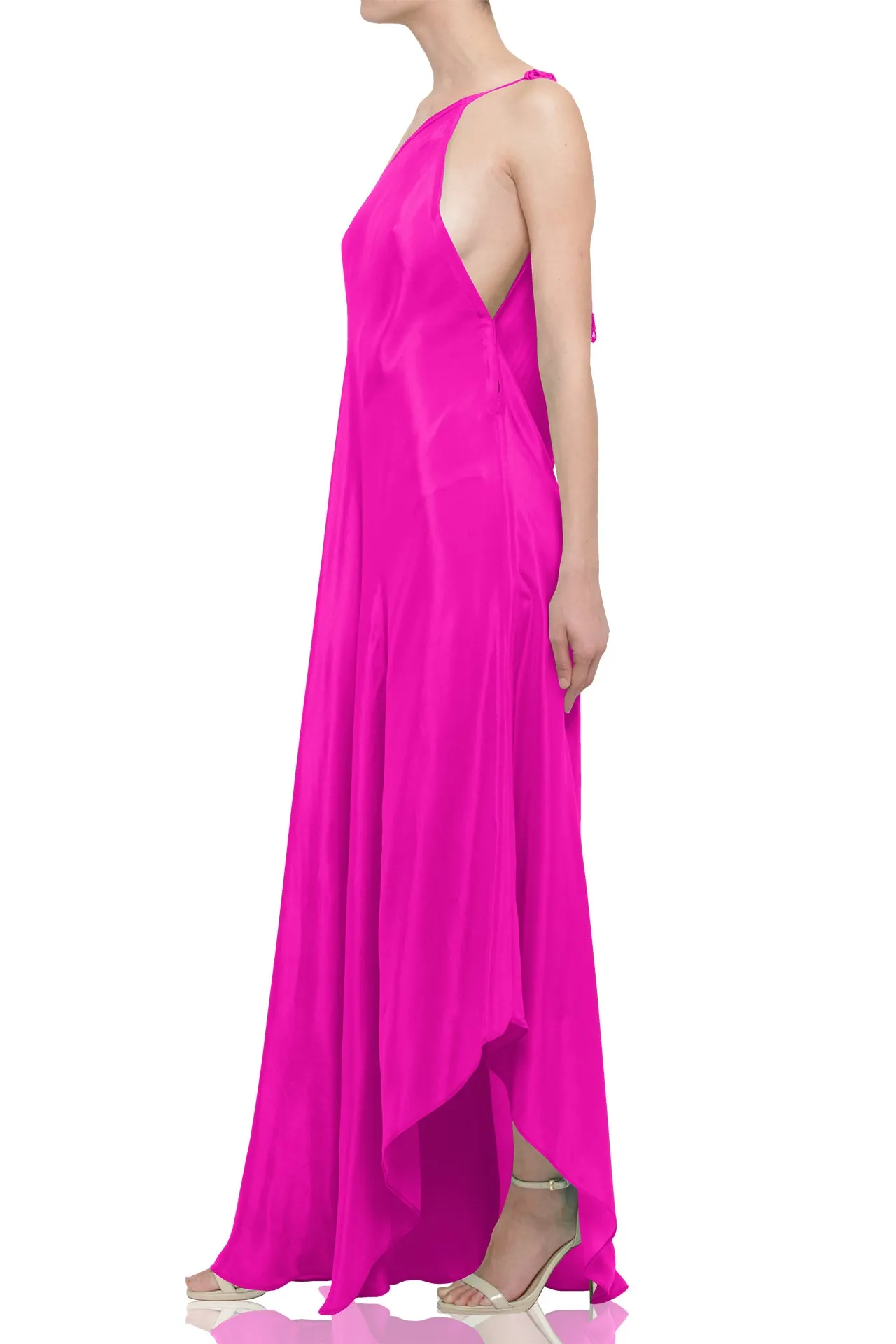 Maxi Dress in Fuchsia Fedora