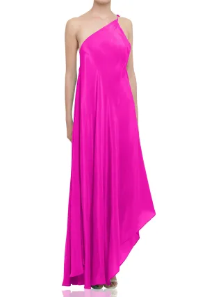 Maxi Dress in Fuchsia Fedora