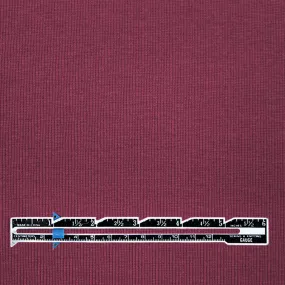 organic cotton rib knit - wine