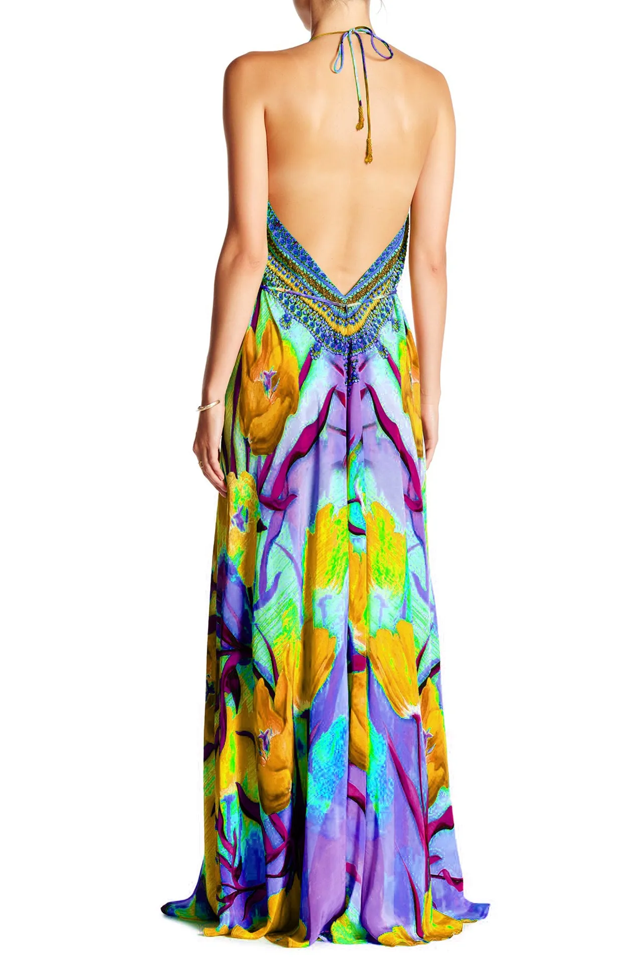 Purple Multiway Long Dress
