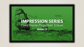 Severtson Screens Impressions Series Fixed Frame 158" (145.39" x 61.85") CinemaScope [2.35:1] IF2351583D