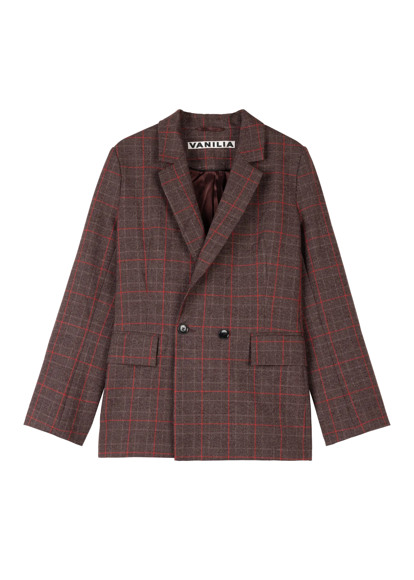 Strong checkered blazer