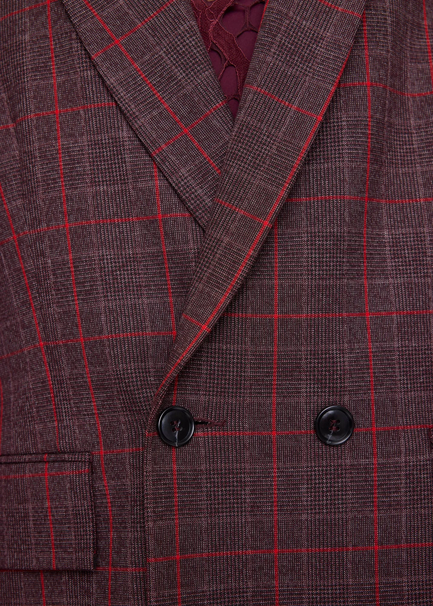 Strong checkered blazer