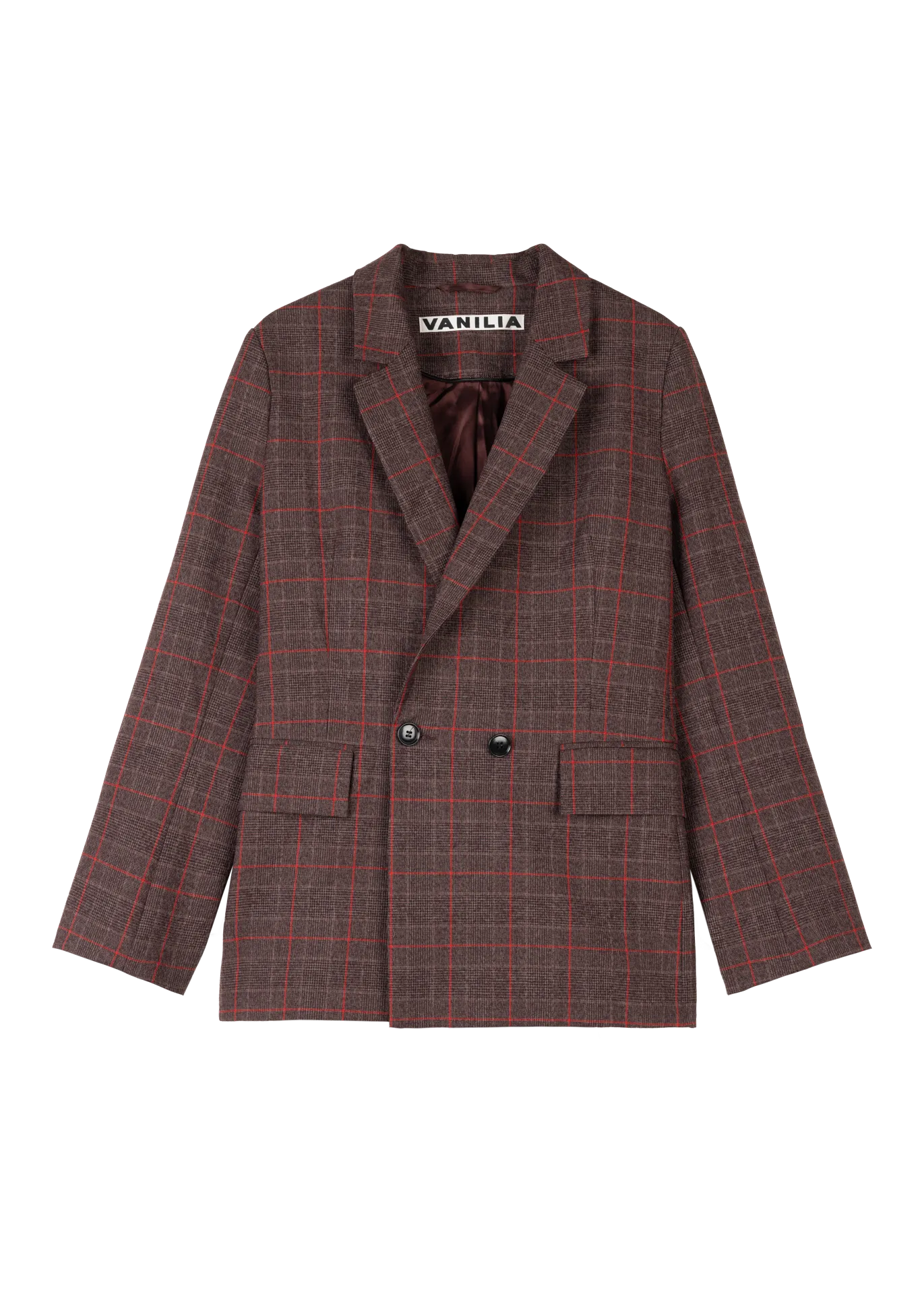 Strong checkered blazer