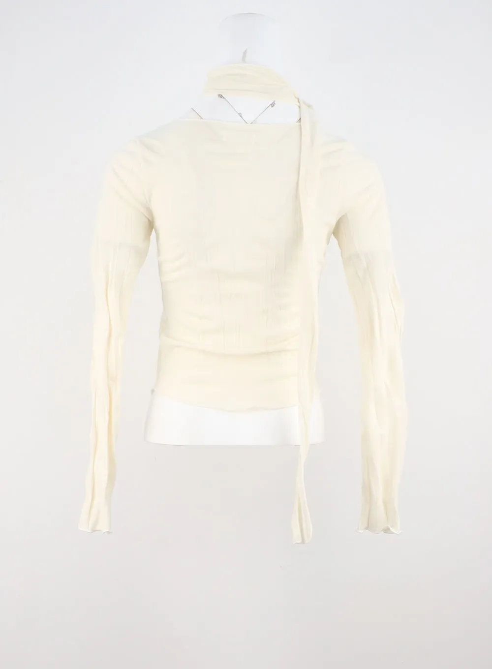 Thin Scarf & Long Sleeve Top Set IS304