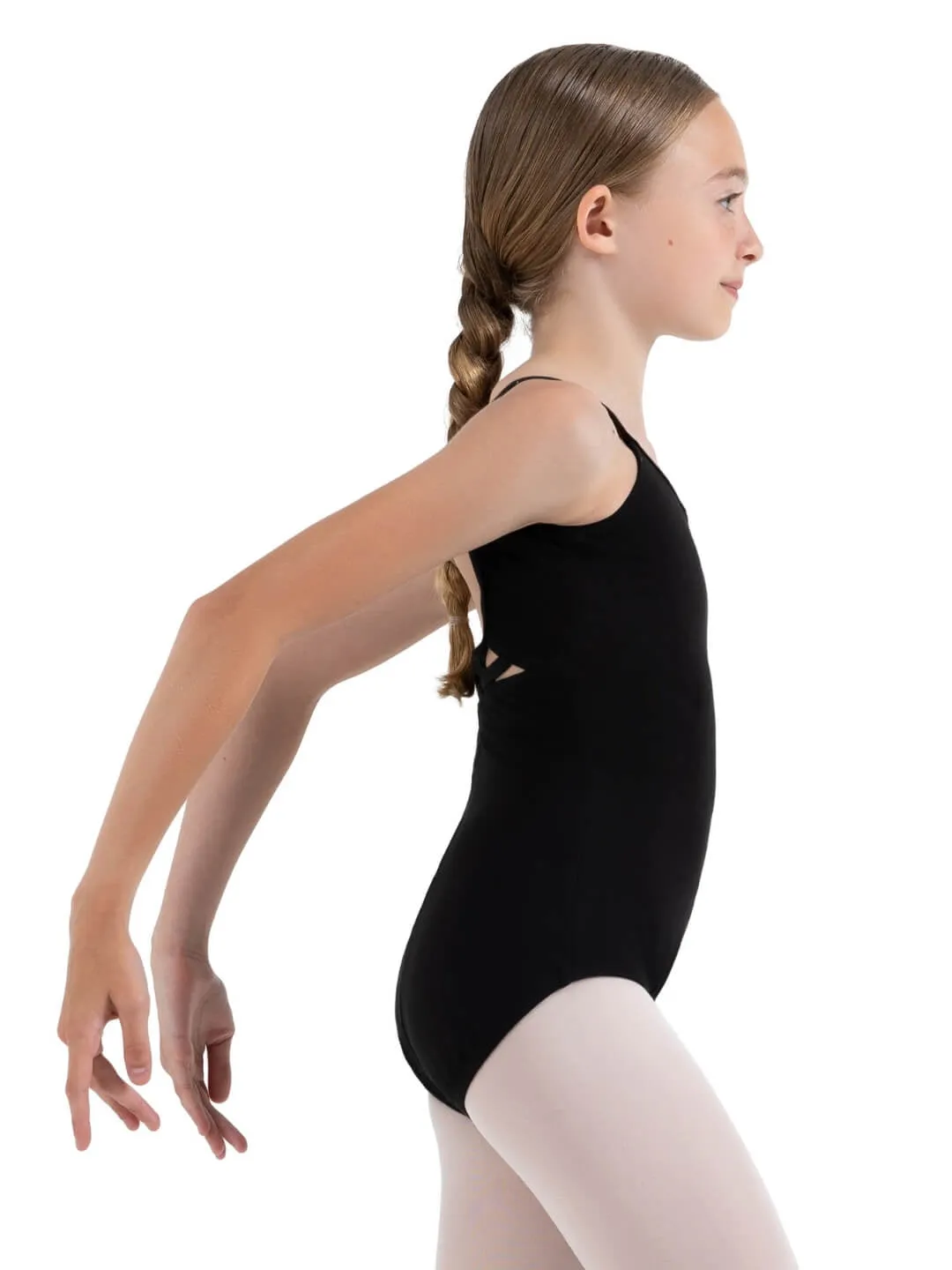 V-Neck Camisole Leotard - Girls