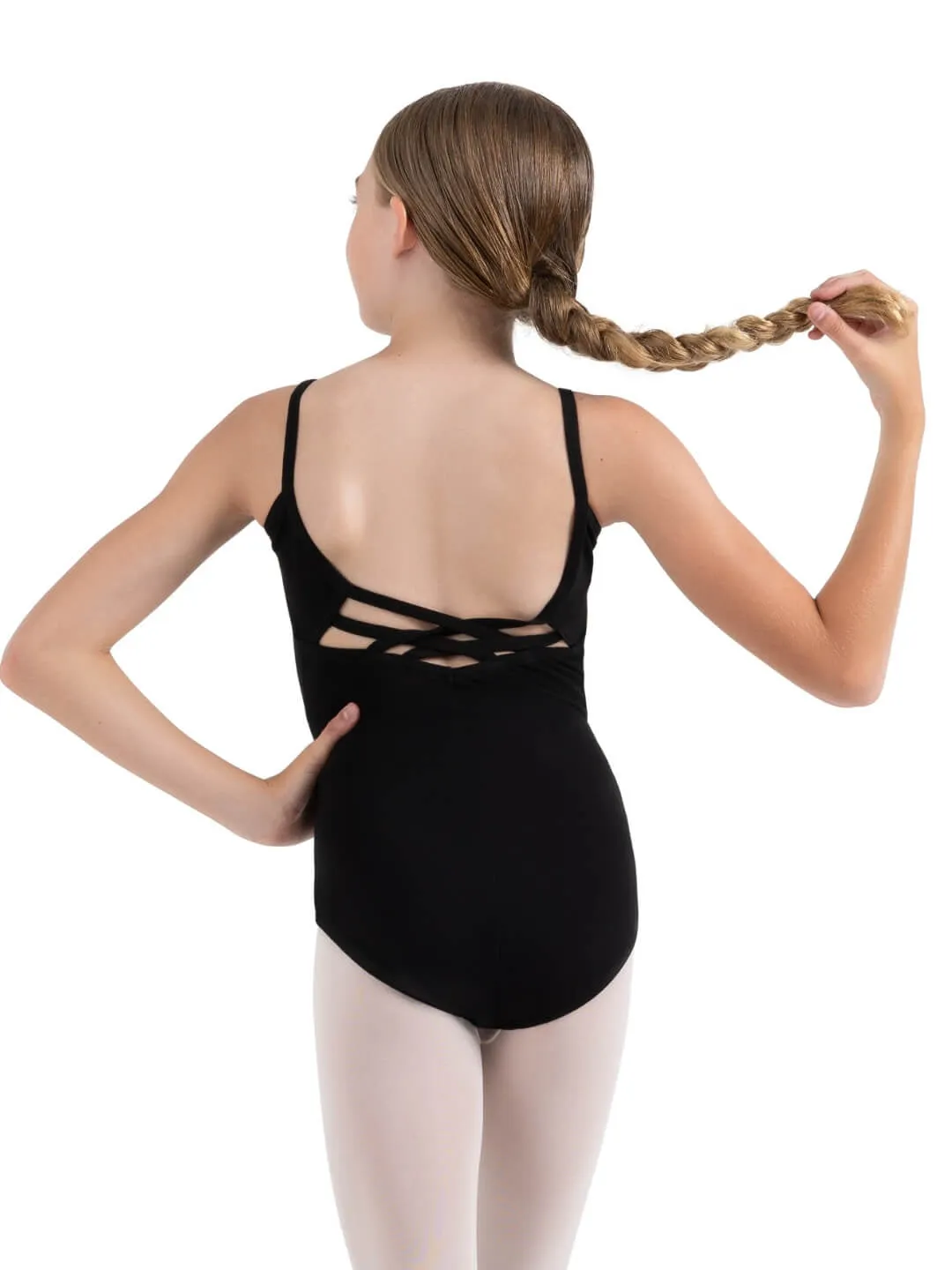 V-Neck Camisole Leotard - Girls