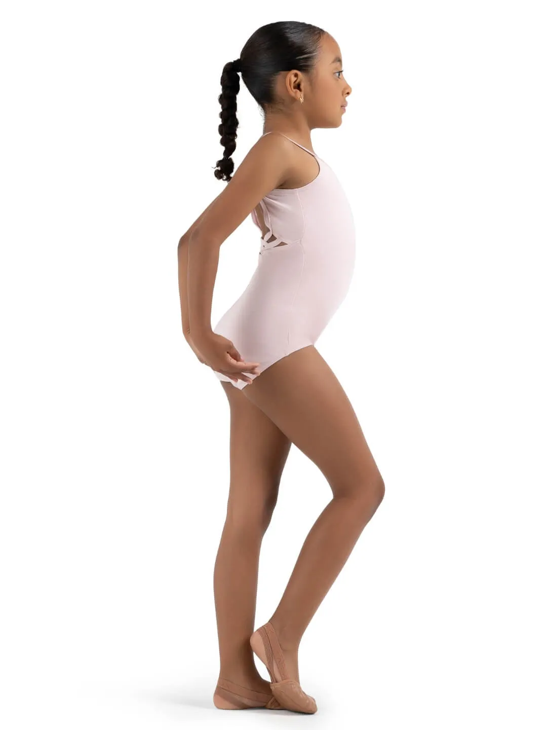 V-Neck Camisole Leotard - Girls