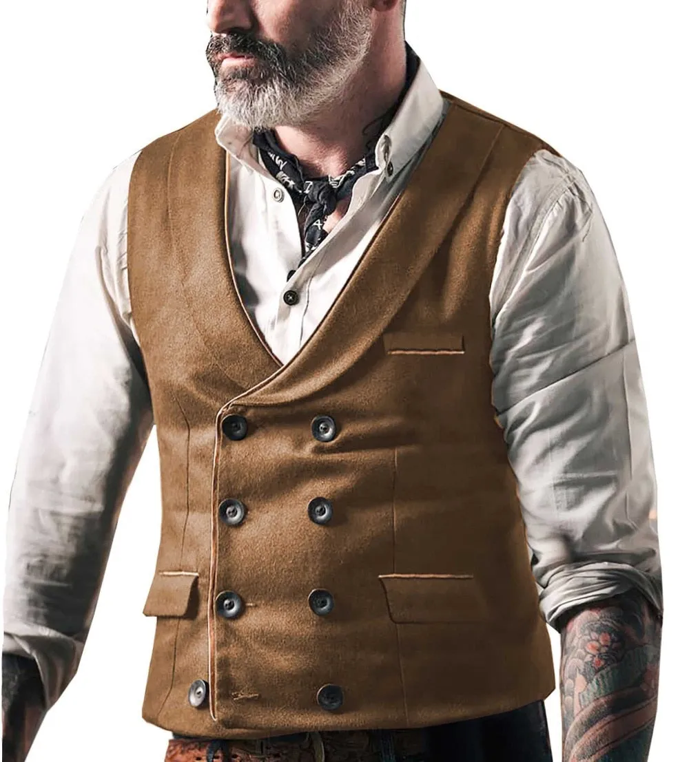 Voguable Vests Men New Arrival Dress Vests For Men Slim Fit Mens Suit Vest Male Waistcoat Gilet Casual Sleeveless Business Jacket