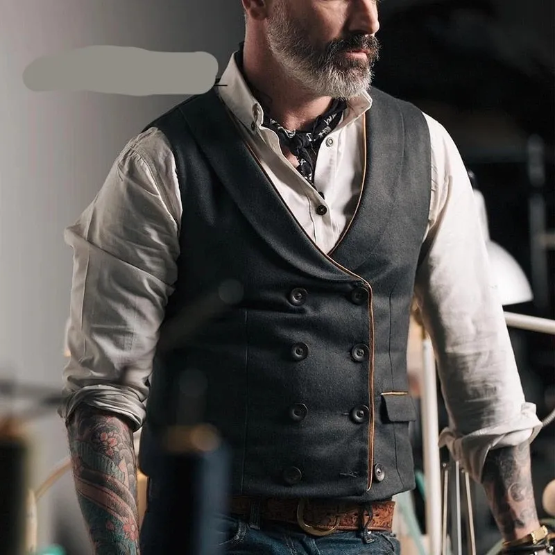 Voguable Vests Men New Arrival Dress Vests For Men Slim Fit Mens Suit Vest Male Waistcoat Gilet Casual Sleeveless Business Jacket
