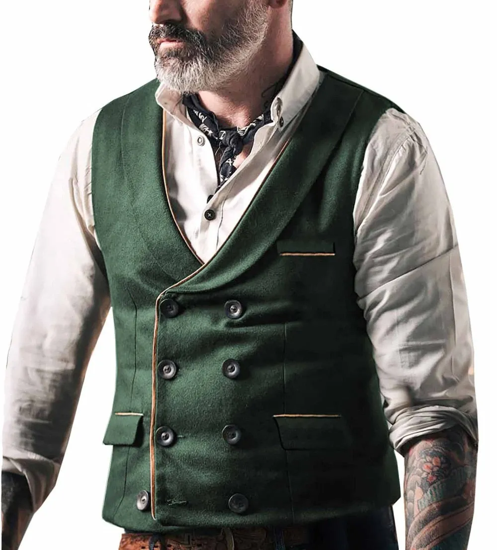 Voguable Vests Men New Arrival Dress Vests For Men Slim Fit Mens Suit Vest Male Waistcoat Gilet Casual Sleeveless Business Jacket