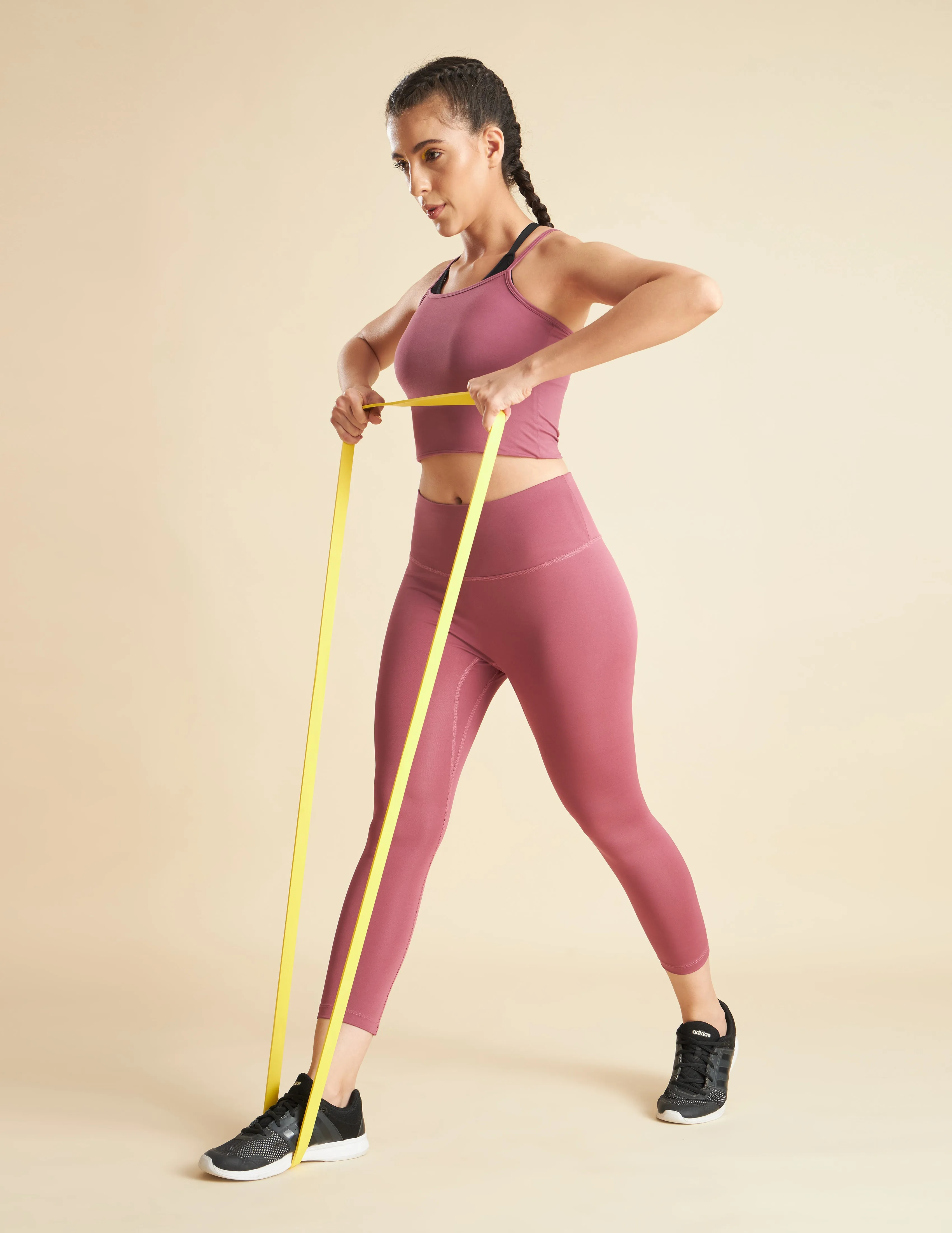 Women Tulipwood Solid Workout Cami Tank